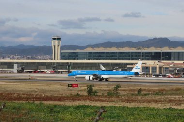 KLM City Hopper Embraer E190 PH-NXO Malaga Havaalanı, Costa del Sol İspanya (AGP-LEMG) - 31 Aralık 2023