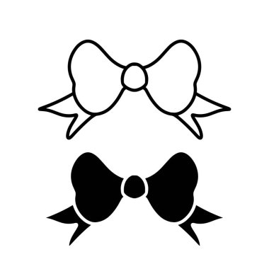 Basit bir yay simgesi. Minimalist vektör biçimi. logolar, çıkartmalar, ticari ürünler ve kullanıcı arayüzü ögeleri