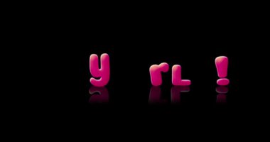 metin animasyonu sallanıyor hey kızlar, mesajlaşma, 4K