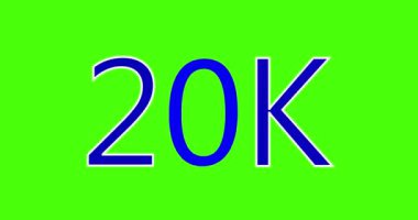 animasyon 20 bin indirim, iş, satış, promosyon, yeşil ekran video