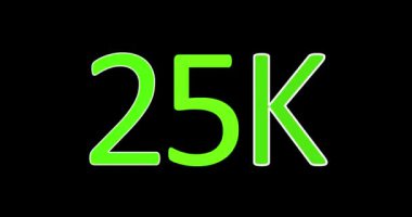 animasyon 25 bin indirim, iş, satış, promosyon, yeşil ekran video