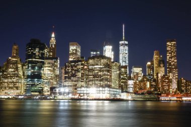New York şehir merkezinden Skyline, New York, ABD