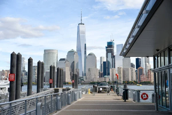 hudson Nehri, new york üzerinden Manhattan skyline