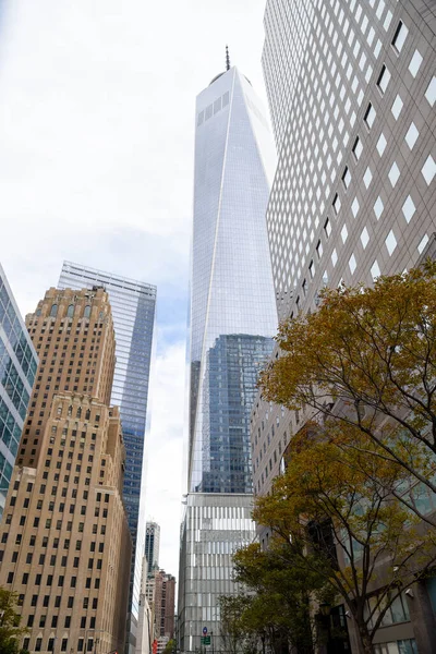 Manhattan silueti New York Bir Dünya Ticaret Merkezi