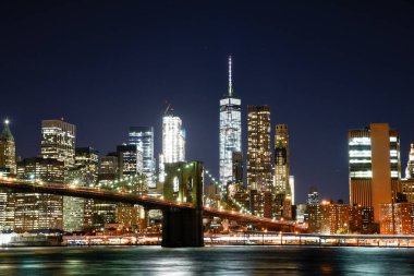 New York şehir merkezinden Skyline, New York, ABD