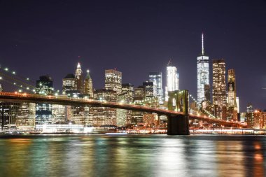 New York şehir merkezinden Skyline, New York, ABD