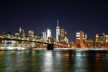 New York şehir merkezinden Skyline, New York, ABD