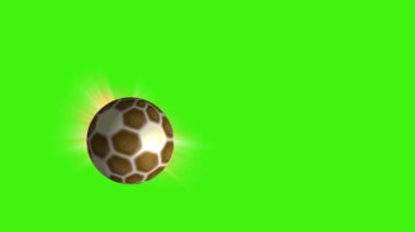 Ülkenin bayrağının görüntüsüne sahip renkli futbol topu