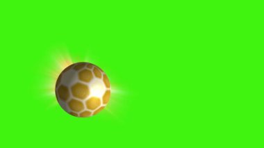 Ülkenin bayrağının görüntüsüne sahip renkli futbol topu