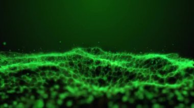 kıvılcımlı parlak renkli dalga efekti