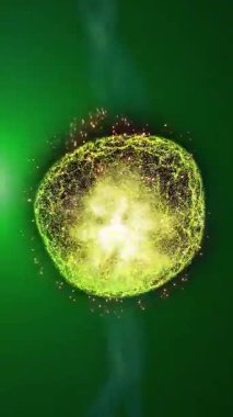 Kozmik enerjinin soyutlanması. Mobil plazma enerjisiyle dolu neon küre ışık yayar ve eşsiz bir uzay atmosferi yaratır..