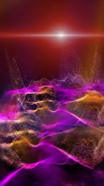 Fantastik, parlak, peri masalı gibi bir manzara etrafında kameranın gezindiği, varlığın etkisini yaratan.