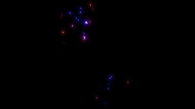 Parlak kıvılcımlar kıvılcımlar saçar ve gece ateşböcekleri gibi uzayda dart atar..