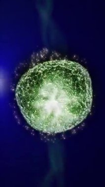 Kozmik enerjinin soyutlanması. Mobil plazma enerjisiyle dolu neon küre ışık yayar ve eşsiz bir uzay atmosferi yaratır..