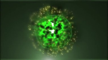 Kozmik enerjinin soyutlanması. Mobil plazma enerjisiyle dolu neon küre ışık yayar ve eşsiz bir uzay atmosferi yaratır..