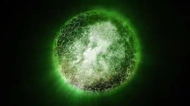 Kozmik enerjinin soyutlanması. Mobil plazma enerjisiyle dolu neon küre ışık yayar ve eşsiz bir uzay atmosferi yaratır..