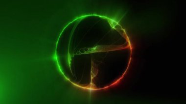 Yaratıcılığı ve kozmik enerjinin yaratıcı prensibini sembolize eden soyut bir küre..