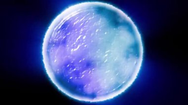 Kozmik enerjinin soyutlanması. Mobil plazma enerjisiyle dolu neon küre ışık yayar ve eşsiz bir uzay atmosferi yaratır..