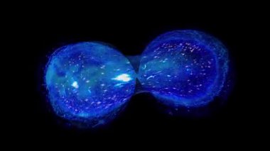 Enerji küreleri canlı bir organizmadaki hücreler gibi bölünür..