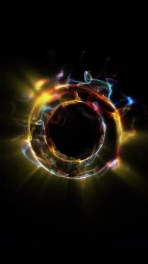 Yaratıcılığı ve kozmik enerjinin yaratıcı prensibini sembolize eden soyut bir küre..