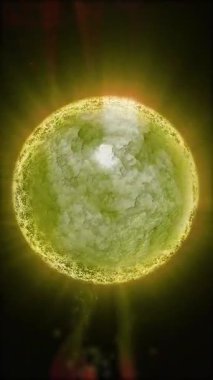 Kozmik enerjinin soyutlanması. Mobil plazma enerjisiyle dolu neon küre ışık yayar ve eşsiz bir uzay atmosferi yaratır..