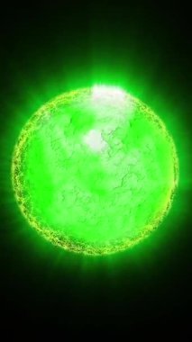 Kozmik enerjinin soyutlanması. Mobil plazma enerjisiyle dolu neon küre ışık yayar ve eşsiz bir uzay atmosferi yaratır..