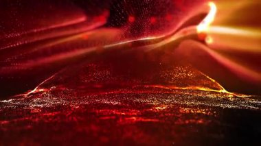 Bilinmeyen bir gezegenin manzarası perspektifi sorunsuzca değiştirir. İzleyenler için uçuşun ve varlığın etkisini yaratır..