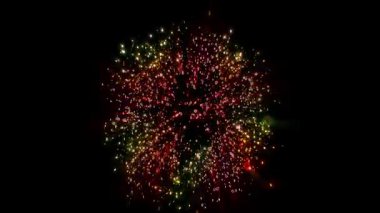 Parlak sihirli bir ışık, çok renkli ve ateşli havai fişekleri andırır.