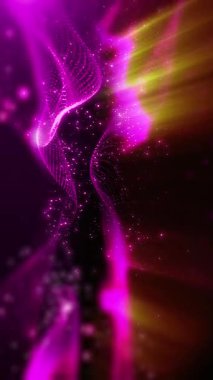 Uzaydaki perspektifi değiştiren sanal dalgaların soyutlanması, gelecekteki desenleri yaratan, sizi yaratıcı bir fantezi atmosferine sokan.