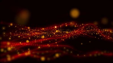 Uzaydaki perspektifi değiştiren sanal dalgaların soyutlanması, gelecekteki desenleri yaratan, sizi yaratıcı bir fantezi atmosferine sokan.