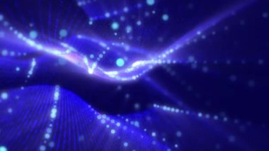 Uzaydaki perspektifi değiştiren sanal dalgaların soyutlanması, gelecekteki desenleri yaratan, sizi yaratıcı bir fantezi atmosferine sokan.