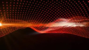 Uzaydaki perspektifi değiştiren sanal dalgaların soyutlanması, gelecekteki desenleri yaratan, sizi yaratıcı bir fantezi atmosferine sokan.