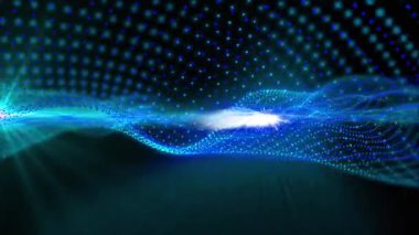 Uzaydaki perspektifi değiştiren sanal dalgaların soyutlanması, gelecekteki desenleri yaratan, sizi yaratıcı bir fantezi atmosferine sokan.