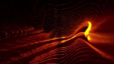 Uzaydaki perspektifi değiştiren sanal dalgaların soyutlanması, gelecekteki desenleri yaratan, sizi yaratıcı bir fantezi atmosferine sokan.