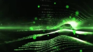 Uzaydaki perspektifi değiştiren sanal dalgaların soyutlanması, gelecekteki desenleri yaratan, sizi yaratıcı bir fantezi atmosferine sokan.