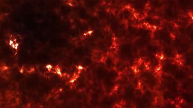 Gökyüzüne yükselen yoğun dumanların arka planı