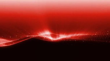 Sanal dalgaların soyutlanması rahatlatıcı bir arkaplan oluşturur.