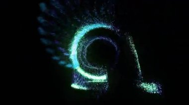 Uzay portalının parlak diski göz kamaştırıcı kıvılcımlar saçar..