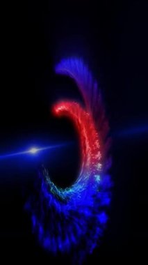 Uzay portalının parlak diski göz kamaştırıcı kıvılcımlar saçar..