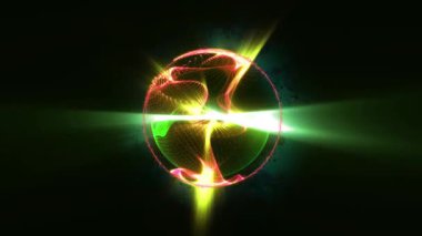 Yaratıcılığı ve kozmik enerjinin yaratıcı prensibini sembolize eden soyut bir küre..