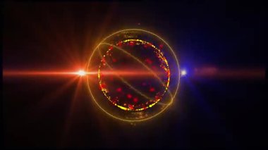 Yaratıcılığı ve kozmik enerjinin yaratıcı prensibini sembolize eden soyut bir küre..