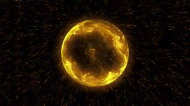 Kozmik enerjinin soyutlanması. Mobil plazma enerjisiyle dolu neon küre ışık yayar ve eşsiz bir uzay atmosferi yaratır..