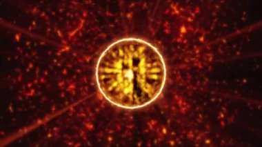 Kozmik enerjinin soyutlanması. Mobil plazma enerjisiyle dolu neon küre ışık yayar ve eşsiz bir uzay atmosferi yaratır..