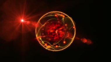 Kozmik enerjinin soyutlanması. Mobil plazma enerjisiyle dolu neon küre ışık yayar ve eşsiz bir uzay atmosferi yaratır..