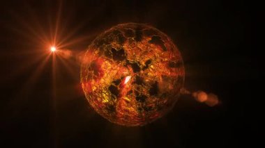 Kozmik enerjinin soyutlanması. Mobil plazma enerjisiyle dolu neon küre ışık yayar ve eşsiz bir uzay atmosferi yaratır..