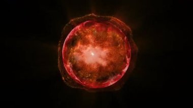 Kozmik enerjinin soyutlanması. Mobil plazma enerjisiyle dolu neon küre ışık yayar ve eşsiz bir uzay atmosferi yaratır..