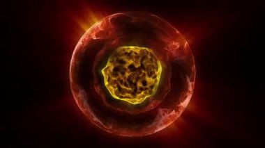 Kozmik enerjinin soyutlanması. Mobil plazma enerjisiyle dolu neon küre ışık yayar ve eşsiz bir uzay atmosferi yaratır..