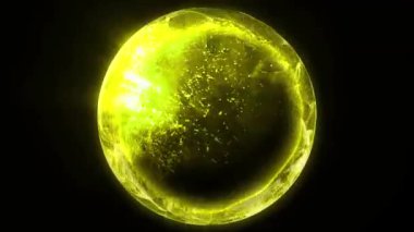 Kozmik enerjinin soyutlanması. Mobil plazma enerjisiyle dolu neon küre ışık yayar ve eşsiz bir uzay atmosferi yaratır..