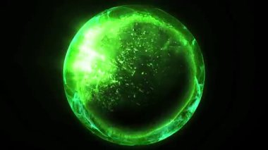 Kozmik enerjinin soyutlanması. Mobil plazma enerjisiyle dolu neon küre ışık yayar ve eşsiz bir uzay atmosferi yaratır..