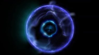 Parlak enerji ışık yayan bir küre yaratır, eşsiz bir elektrik atmosferi yaratır..